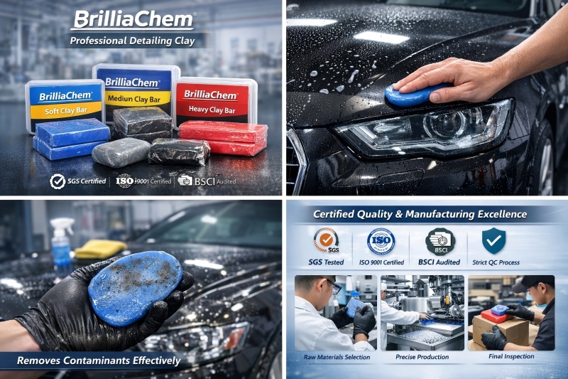 Pourquoi les marques mondiales d'entretien automobile choisissent des fabricants professionnels d'argile plut&ocirc;t que des soci&eacute;t&eacute;s commerciales