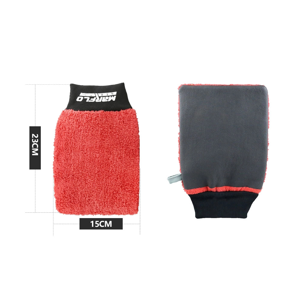 Guanto di argilla pulito