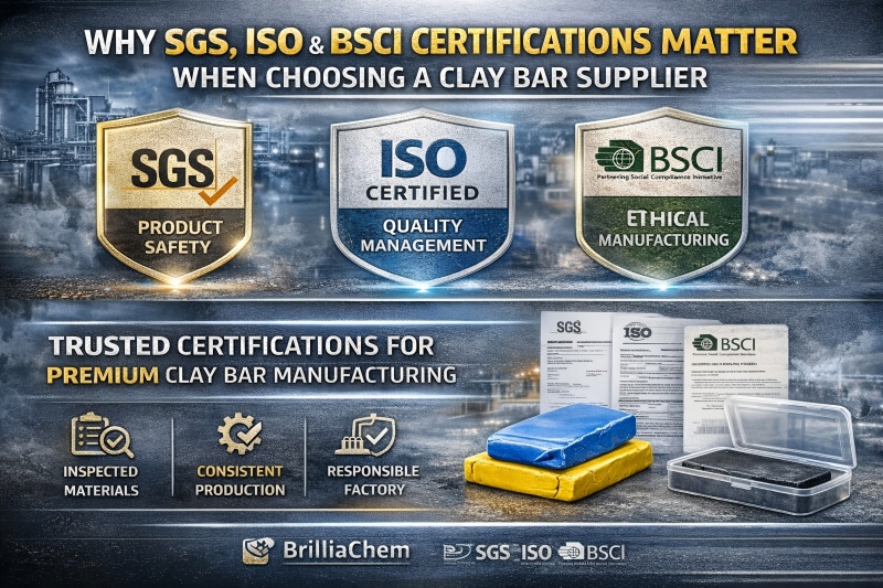 لماذا تعتبر شهادات SGS وISO وBSCI مهمة عند اختيار مورد ألواح الطين